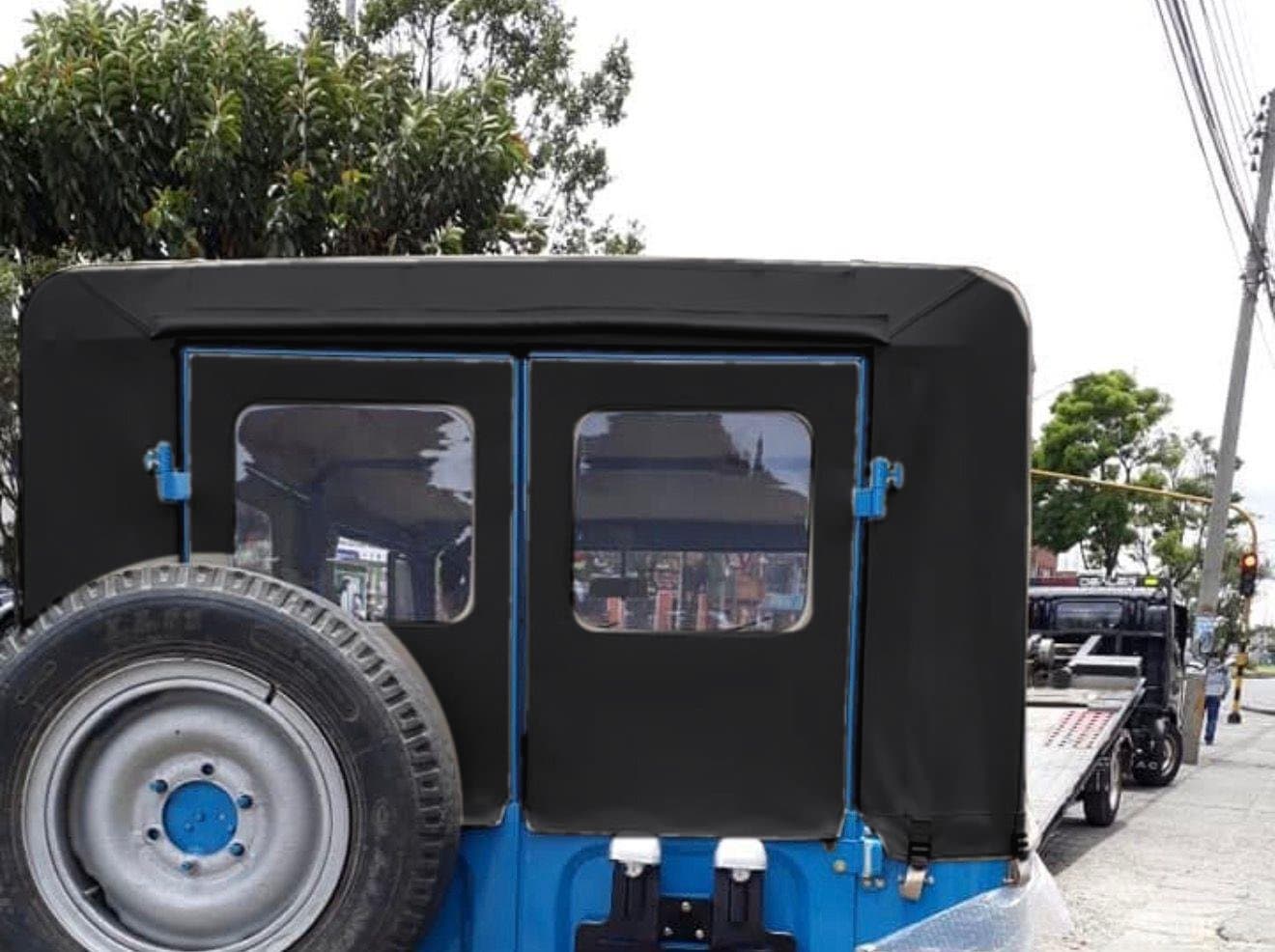 Black soft top Toyota Land Cruiser BJ40 / BJ42 / FJ40